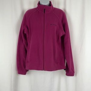 Columbia fleece jacket pockets M